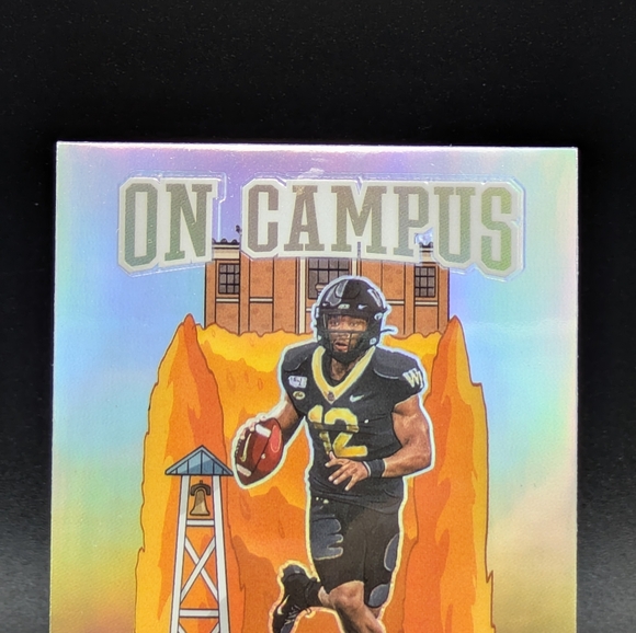 2021 Panini Prizm Draft Picks On Campus Jamie Newman OC-JN Rookie RC Wake Forest - Picture 2 of 6